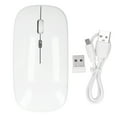 thumbnail image 1 of Sarapandan Ergonomic Design, 1600DPI, Silent Click, Smart Optical Sensor for Smooth Surfing White Rechargeable 2.4GHz Wireless Mouse, 1 of 8