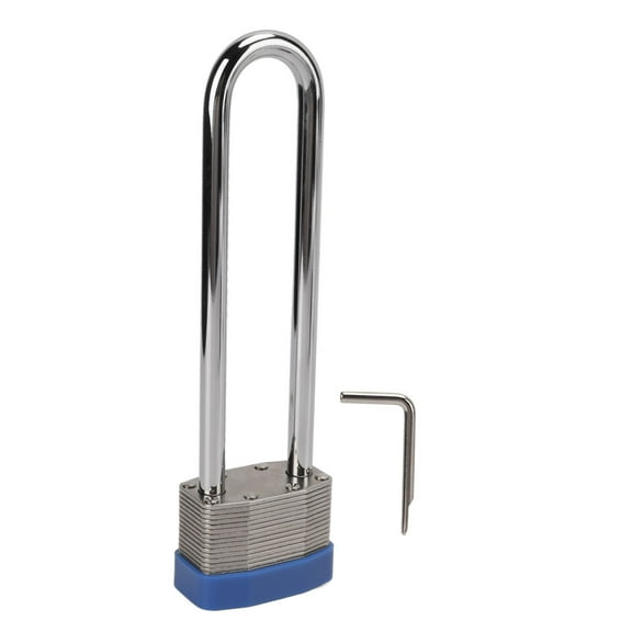 Sarapandan Extra-Long Shackle, Durable Laminated Design Secure Giant 4-Digit Combination Padlock for Luggage, Garages & Sheds Sarapandan
