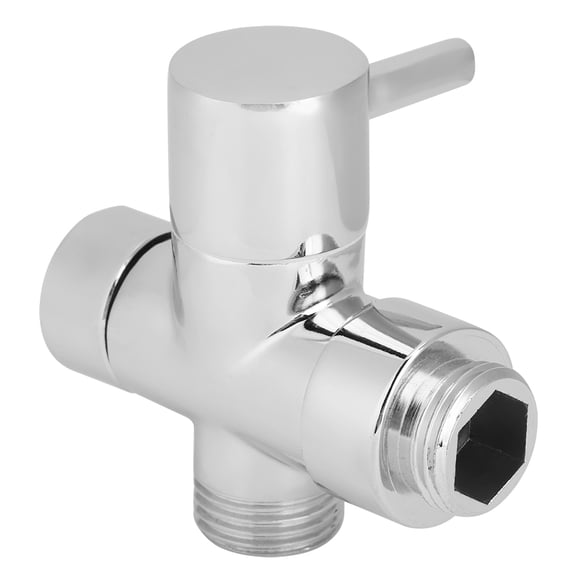 Sarapandan G1/2in Thread Shower Diverter Shower Head Tee Adapter Valve 1 Inlet 2 Outlet Accessories Sarapandan