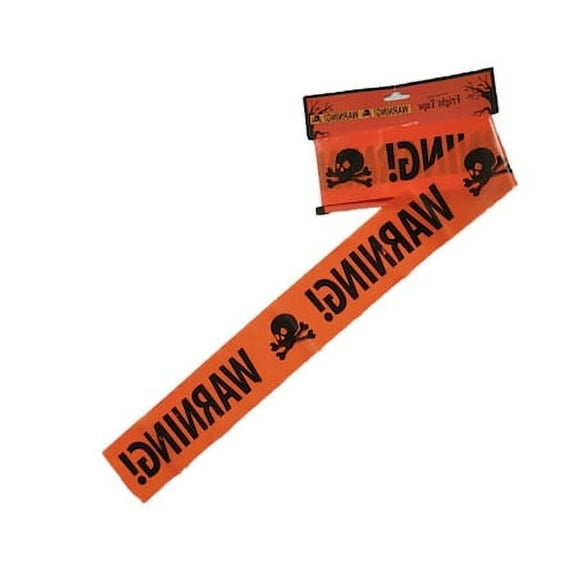 Sarapandan Halloween Warning Tape, 5.8m, Orange