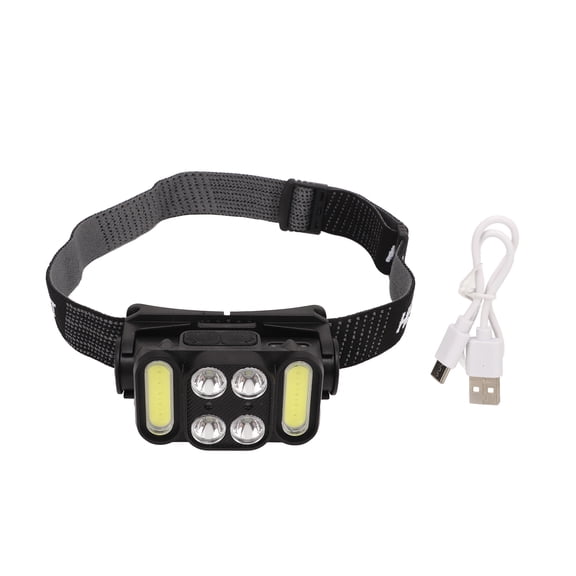 Sarapandan Headlamp K362 COB Floodlight Lightweight USB Rechargeable Inductive Headlight for Cycling Fishing Camping Sarapandan