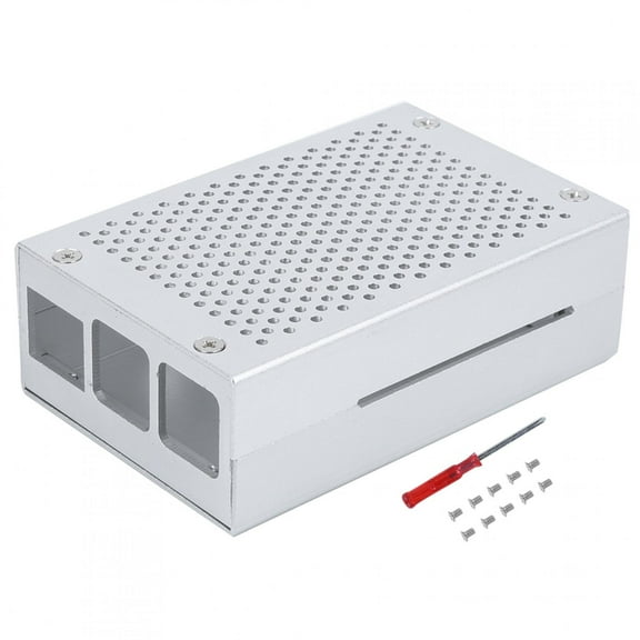Sarapandan Heat Sink, Dust-Proof Chassis with Motherboard Components Raspberry Pi 3 Model B+ Metal Enclosure