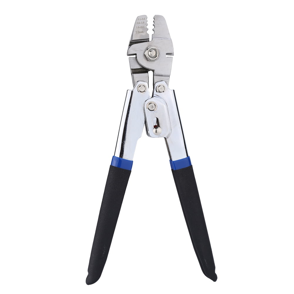 Booms Fishing Heavy Duty Hand Crimper With 4 Positions & Cutters – Includes 140 Sleeves