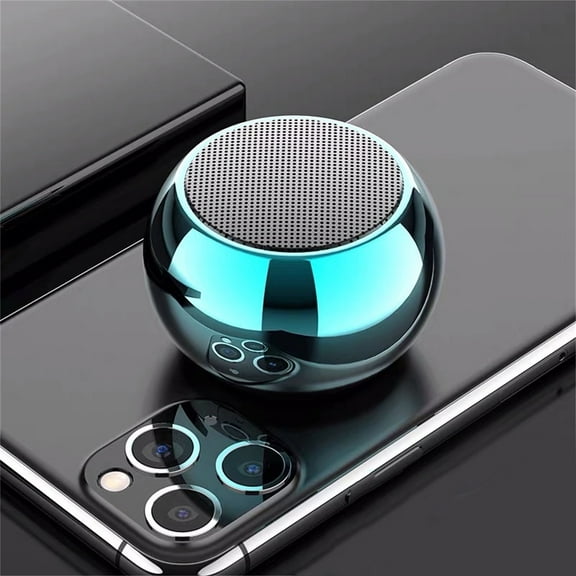 Sarapandan Heavy Metal Bass, Multifunctional Mini Bluetooth for Outdoor Adventures & Home Use, Light Blue Portable Wireless Speaker