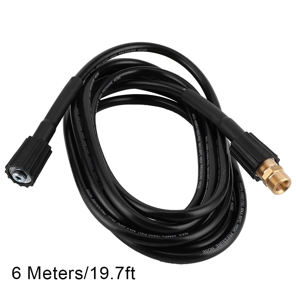 Sarapandan High-Pressure Car Washer Hose, 5800PSI, for Powerful Cleaning & Drain Extension, 6M/19.7ft, Compatible with K Series