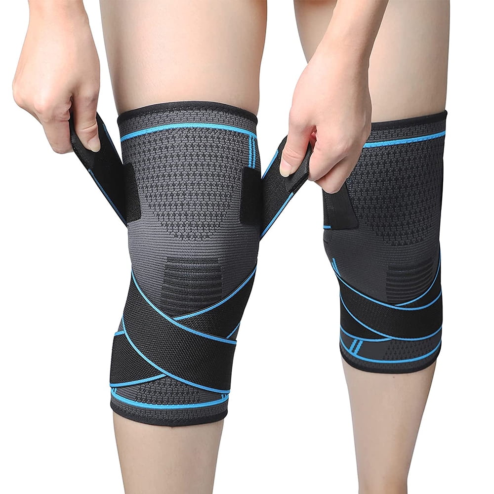 Sarapandan Knee Support for Men Women Sports Men Knee Pads Knee Support for Running Hiking Jogging Volleyball Arthritis Joint Pain Relief 2 Year Pack of 2 Sarapandan