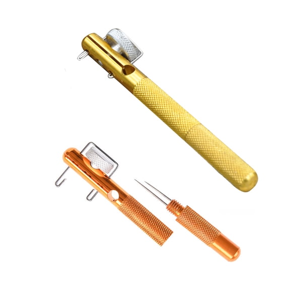 Sarapandan Metal Fish Hook Knotting Tool Knots Line Tying Manual Loop Making Device Decoupling Remover