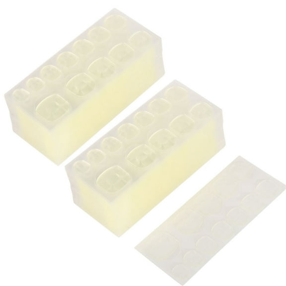 Sarapandan Nail Art Transparent Double Sided Adhesive Tapes False Nail Adhesive Sticker (12pcs x 50 Sheet)