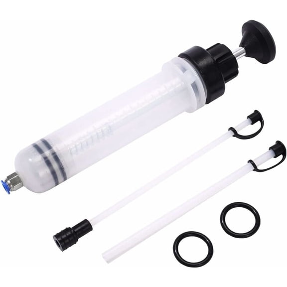 Sarapandan Oil Syringe, Oil Suction Syringe-200CC Transfer Pump, Oil Suction Pump, Gear Oil and Brake Fluid and Antifreeze Extractor-Hand Pump Transfer Tool