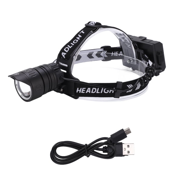 Sarapandan Outdoor Headlight Motion Sensor Headlamp USB Rechargeable Strong Light Head Flashlight for Hiking Camping Sarapandan
