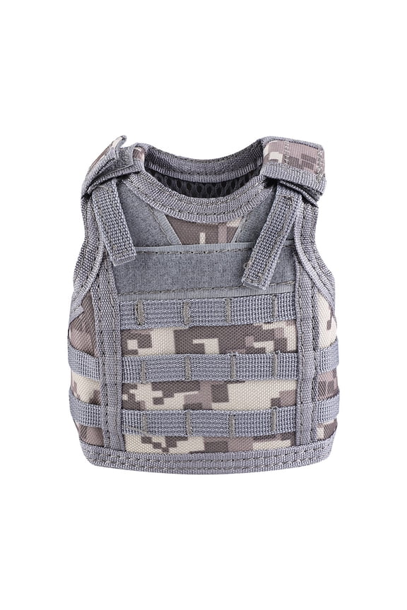 Outdoor Tactics Vest Mini Waistcoat Adjustable Holder for Cans Bottles ACU Color