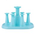Blue Racking Tray Sarapandan Plastic Six Cup Rack Water Mug Draining Drying Organizer ...