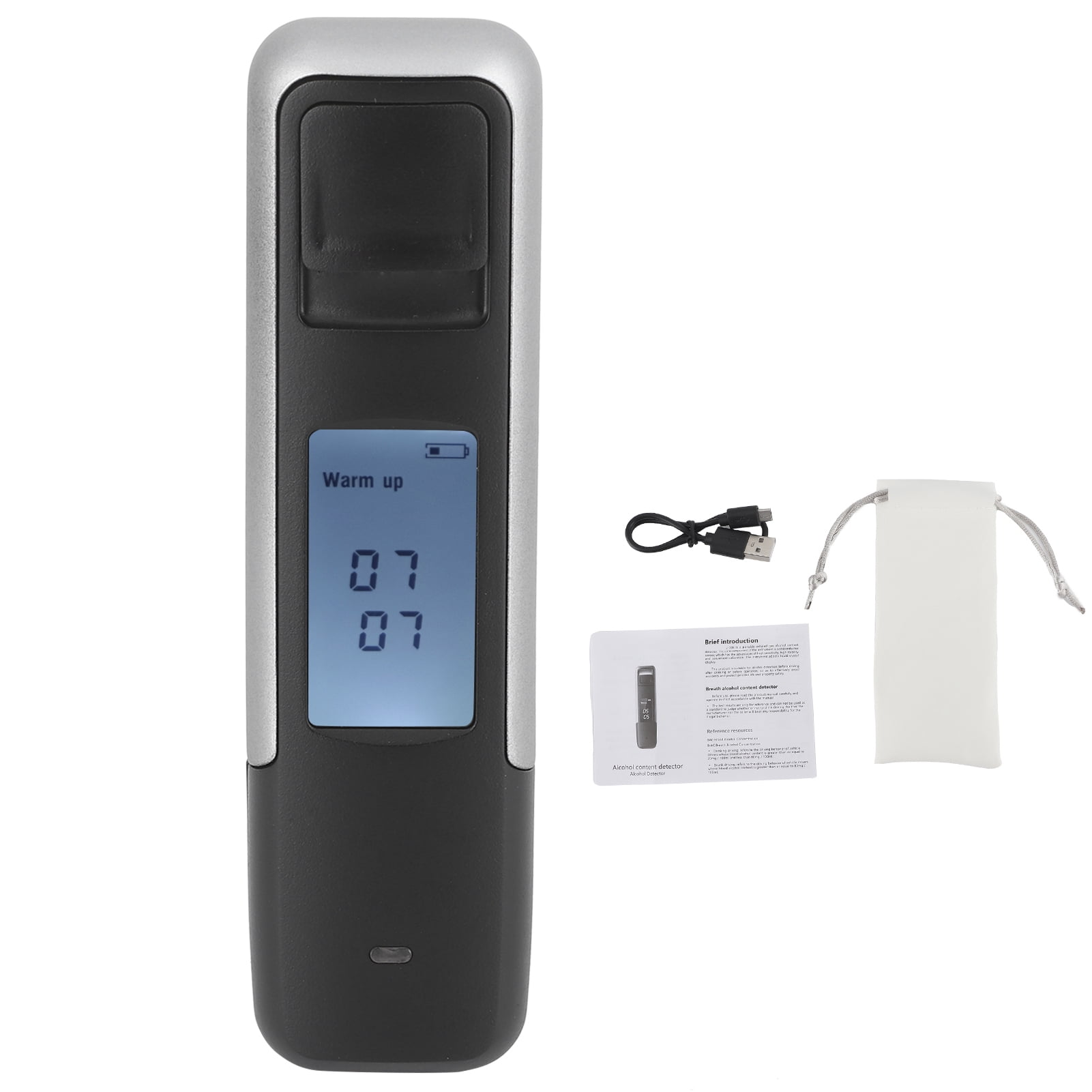Sarapandan Portable Breathalyzer for Wine & Driving Safety - Accurate 