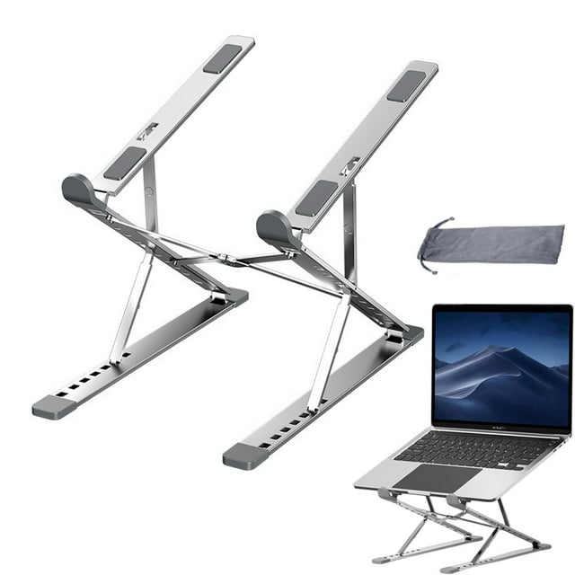 Sarapandan Portable Laptop Stand for Desk, Lightweight Aluminum Double