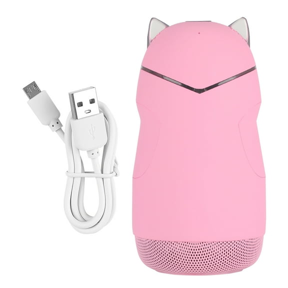 Sarapandan Portable, Wireless, & Call-Answering, Pink Cuteness Cat-Eared Bluetooth Speaker