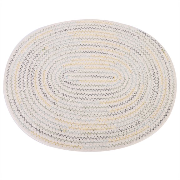 Sarapandan Round Tableware Protector & Heat Shield for Plates, Forks - Easy Clean, Durable Design (#2) Non-Slip Waterproof Mat