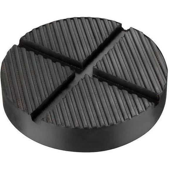 Sarapandan Rubber Pad Rubber Pad Car Jack Pad Lifting Platform Round Car Block Trolley Jack Pad Tire Change (1 Pcs, Black) Sarapandan
