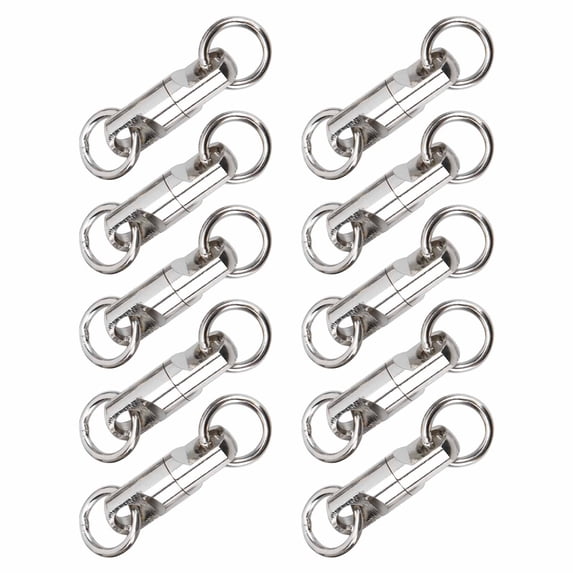 Sarapandan 10pc Set for Saltwater & Freshwater Use - Durable Bearing Design High-Strength Rolling Fishing Connectors