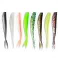 thumbnail image 1 of Sarapandan 70mm Simulation Artificial Soft Vivid Fishing Lure Baits with Fork Tail Accessory, 1 of 8