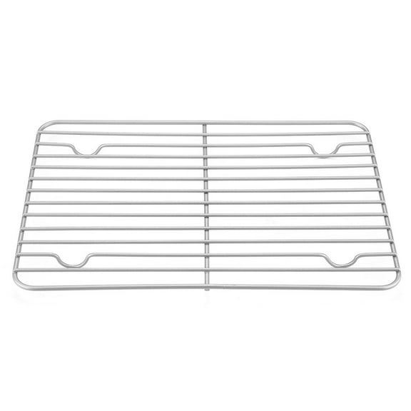 Sarapandan Carbon Steel Nonstick Rectangle Cooling Rack Cookies Biscuits Bread Drying Stand Champaign Gold