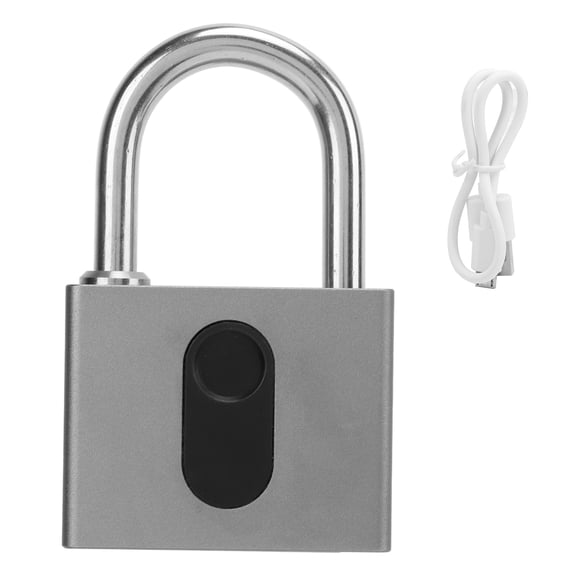 Sarapandan Secure App-Controlled Padlock for Apartments, Warehouses, Gyms, and Cabinets Waterproof Bluetooth Fingerprint Smart Lock Sarapandan
