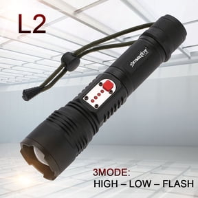 Sarapandan Skyeyewolf Portable L2 LED Pocket Small Waterproof Rechargeable 3 Modes Torch Outdoor