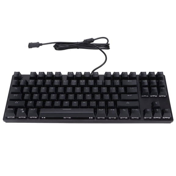 Sarapandan USB Wired, Green Switches, Mechanical Office Use 87-Key RGB Gaming Keyboard