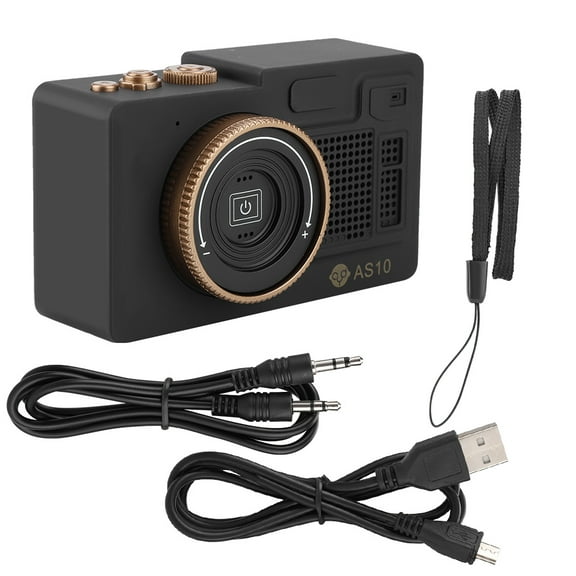 Sarapandan Sarapandan WISENOVO AS902 Portable Mini Wireless Retro Camera Shape Bluetooth Speaker Sarapandan