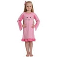 thumbnail image 1 of Saras Prints Girls Long Sleeve Bunny Nightgown with Tail, Pink Bunny, Size: 4, 1 of 1