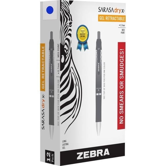 Sarasa Dry Gel X1 Retractable Pen, Blue