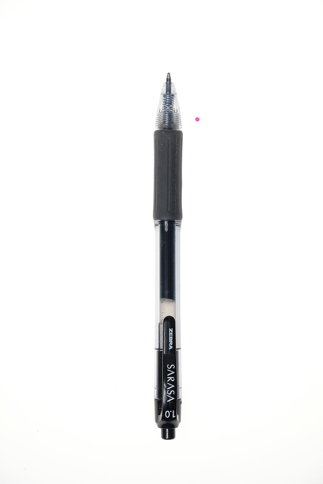 Sarasa Gel Retractable Pen 1.0 mm, black (pack of 12)