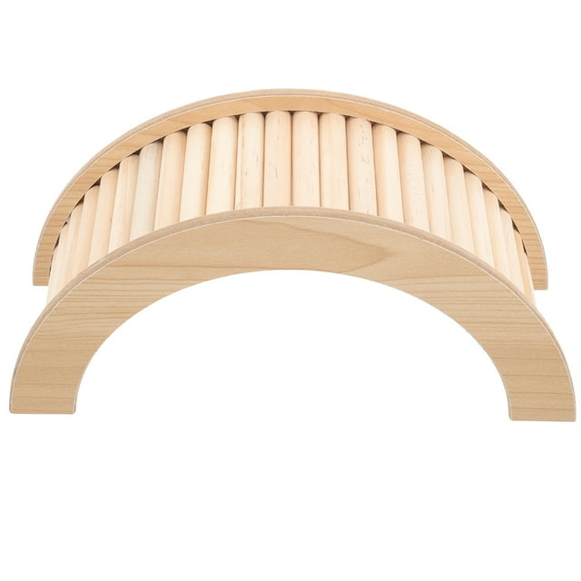Sarasara Wooden Climbing Bridge Hamster Training Ladder Guinea Pig