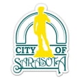 thumbnail image 1 of Sarasota Florida - 8" Vinyl Sticker - For Car Laptop I-Pad - Waterproof Decal, 1 of 1