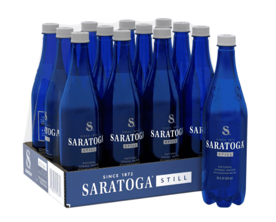 Saratoga® Natural Spring Water 28 Fl Oz Plastic Bottle (12 Pack)