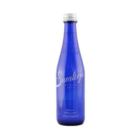 SaratogaLuxur Natural Still Spring Water, Non-Carbonated, 12 Fl Oz (Pack of 24)