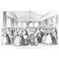 thumbnail image 1 of Saratoga Springs, 1859. /Ntaking The Waters And Socializing At Saratoga Springs, New York. Wood Engraving, American, 1859. Poster Print by  (24 x 36), 1 of 1