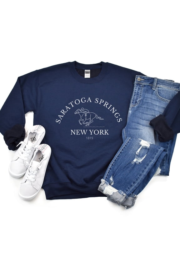 Saratoga Springs T-Shirt - Saratoga, New York T-Shirt - Race Track T-Shirt - Horse Racing