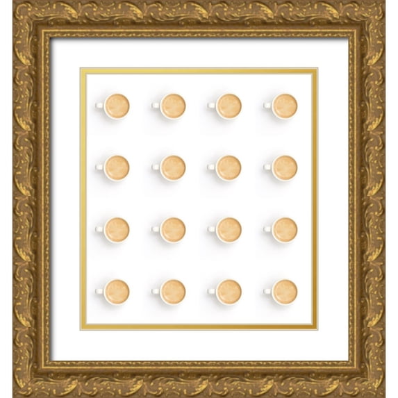 Saratonina, Sarah 12x13 Gold Ornate Wood Framed with Double Matting Museum Art Print Titled - 8 Hours Of Sleep