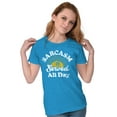 thumbnail image 1 of Sarcasm All Day Sarcastic Humorous Womens Slim Fit Graphic Tee Brisco Brands X, 1 of 5
