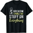 thumbnail image 1 of Sarcasm I Sprinkle That Stuff On Everything Funny Sayings T-Shirt Black 3X-Large, 1 of 4
