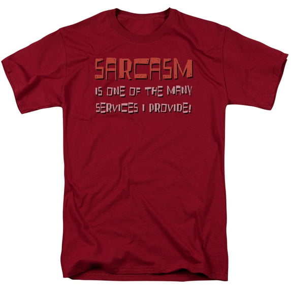 - Sarcasm Is A Service - Short Sleeve Shirt - XXX-Large