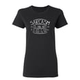 thumbnail image 1 of Sarcasm Is An Art Sarcastic Novelty Gift Idea Adult Humor Funny Women's Casual Tees, 1 of 3
