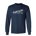 thumbnail image 1 of Sarcasm Is Just One Other Service I Offer Sarcastic Novelty Gift Idea Adult Humor Funny Men's Long Sleeve Shirts, 1 of 3