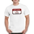 thumbnail image 1 of Sarcasm Is My Love Language T-Shirt Men -Smartprints Designs, Male 4X-Large, 1 of 4
