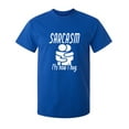 thumbnail image 1 of Sarcasm It's How I Hug Sarcastic Humor Graphic Novelty Funny Youth T Shirt, 1 of 5