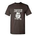 thumbnail image 1 of Sarcasm It's How I Hug Sarcastic Humor Graphic Novelty Funny T Shirt, 1 of 5