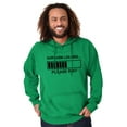 thumbnail image 1 of Sarcasm Loading Please Wait Unisex Plus Fleece Graphic Hoodie Brisco Brands 3X, 1 of 5
