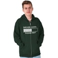 thumbnail image 1 of Sarcasm Loading Please Wait Zip Up Hoodie Men's Women's Brisco Brands 2X, 1 of 6