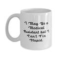 thumbnail image 1 of Sarcasm Medical assistant Gifts, I May Be a Medical Assistant but, Birthday 11oz Mug For Medical assistant from Team Leader, Medical assistant mug, Medical assistant keychain, Medical assistant, 1 of 6