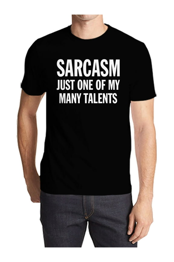Sarcasm One of Many Talents Men's and Big Men's Graphic T-shirt